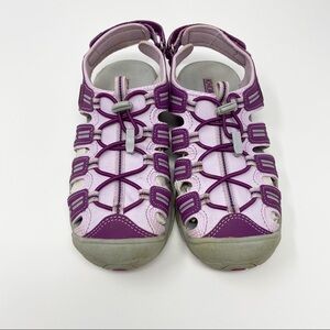 Khombu Sandy Kids Active Sandal Closed Toe.  Purple/Pink. Youth Size 3